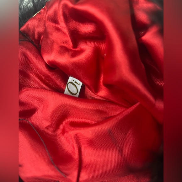 Stocking 🎄🎅🏼VINTAGE Oi San Francisco Leopard and Feather Stocking - Picture 4 of 10